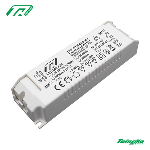 40W 1000mA constant current LED driver 0-10V dimmable